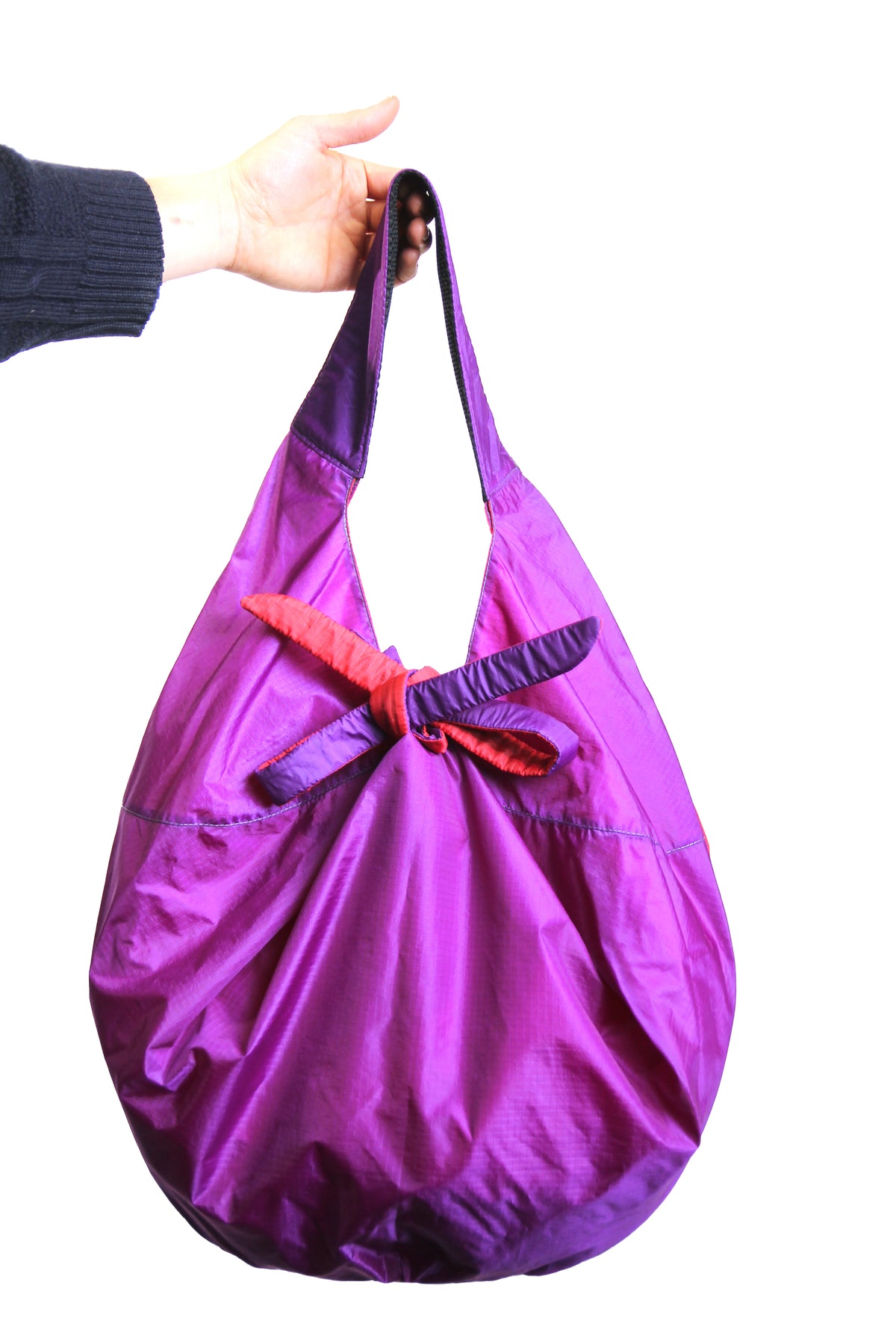 Hot Air Balloon Messenger Bag - Purple/Red