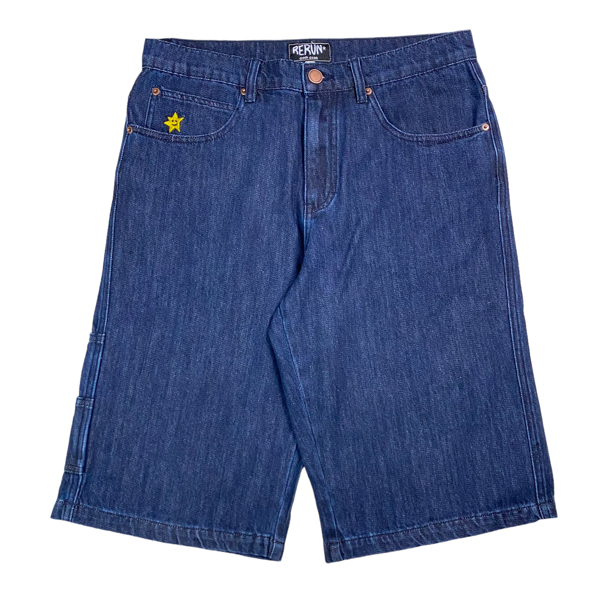 Rerun Denim Flow Shorts