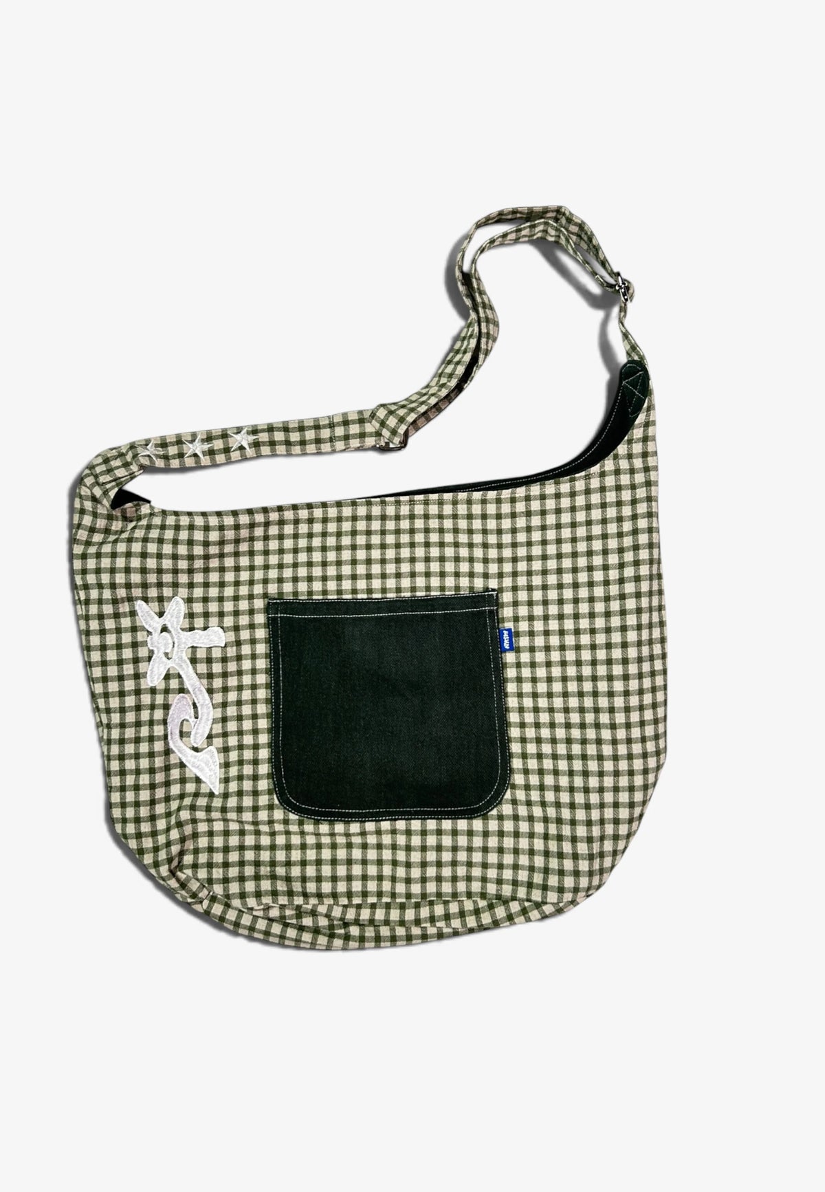 Rerun x Listen Cargo Bag (Gingham Green)