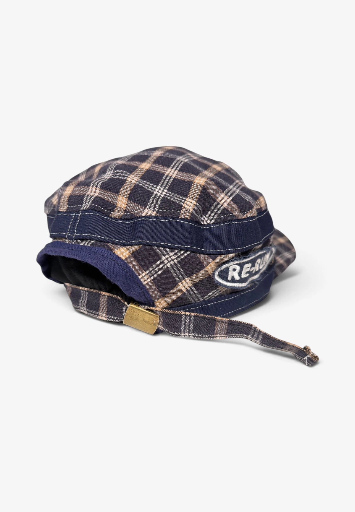 Scrap Cadet Cap (Navy Plaid)