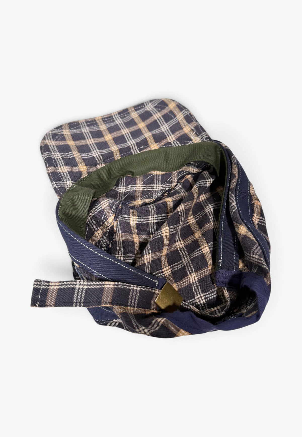 Scrap Cadet Cap (Navy Plaid)