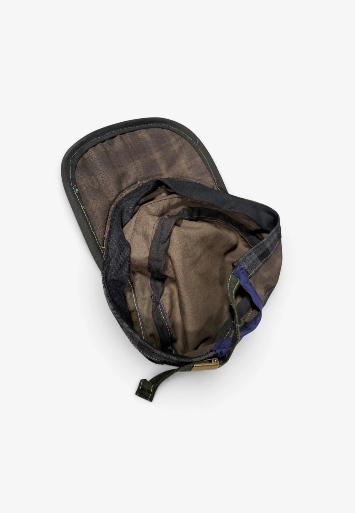 Scrap Cadet Cap (Brown Plaid)