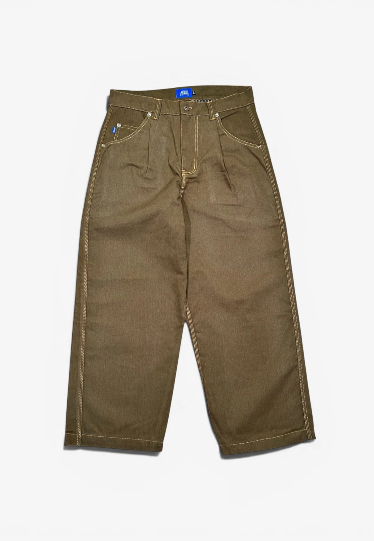 Pleated Everyday Pants (Green)