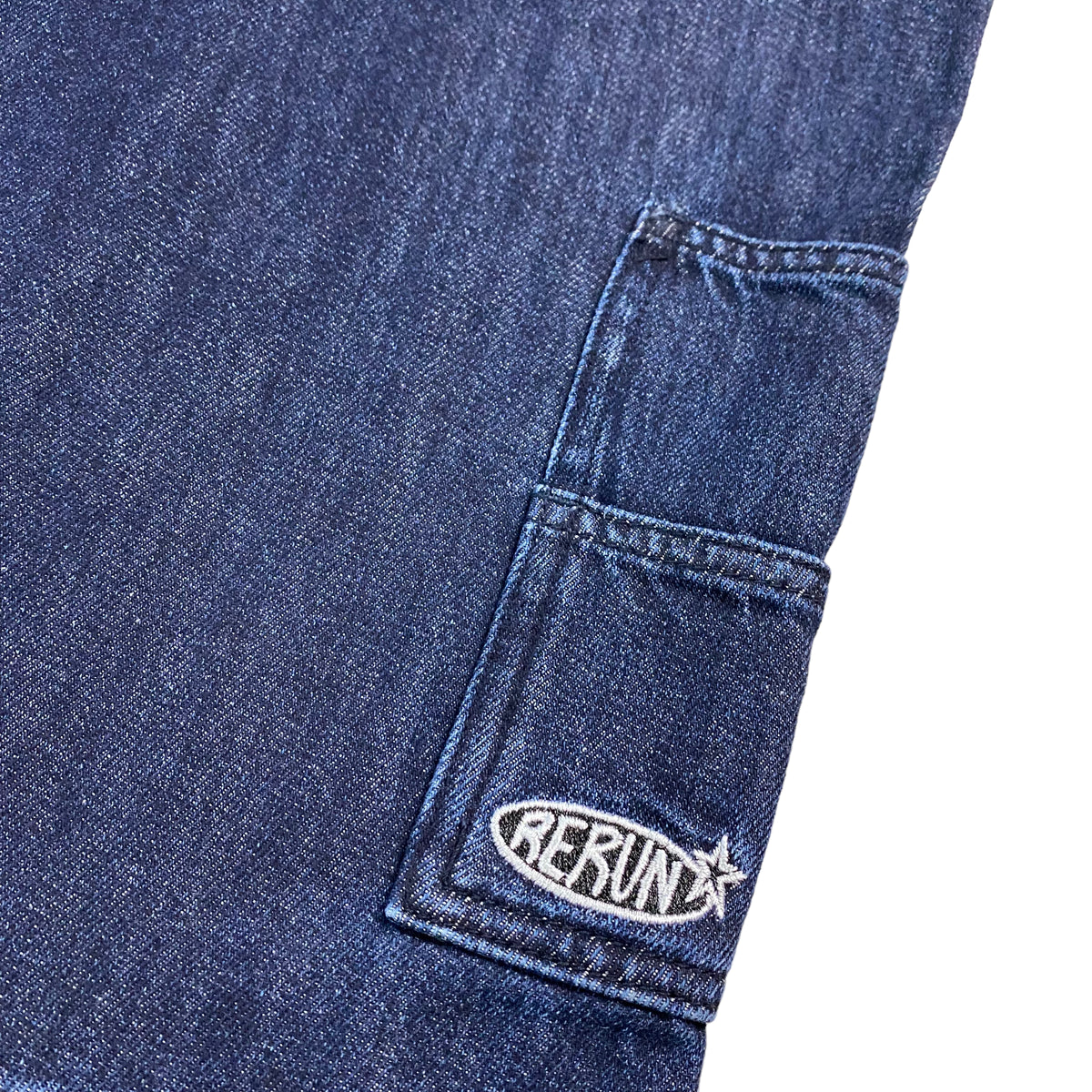 Rerun Denim Flow Shorts