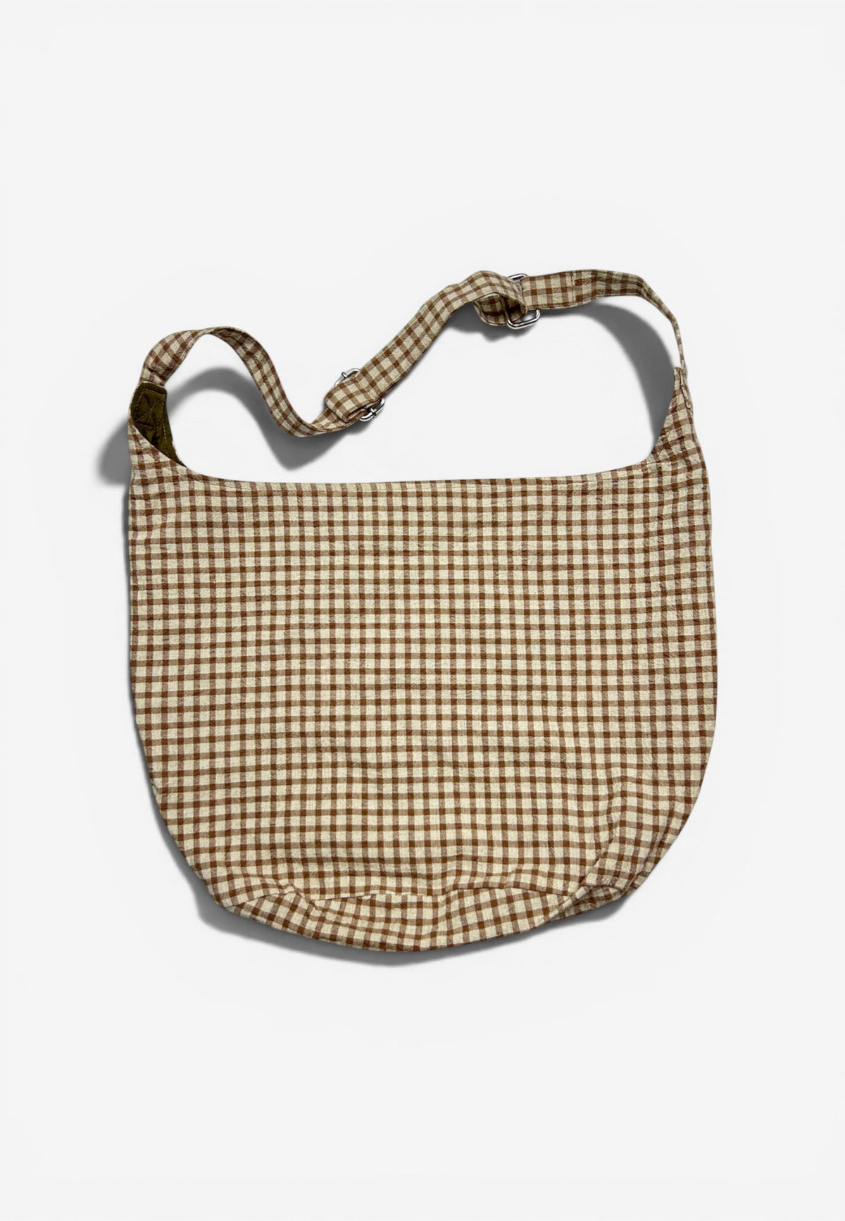 Cargo Bag (Gingham Brown)