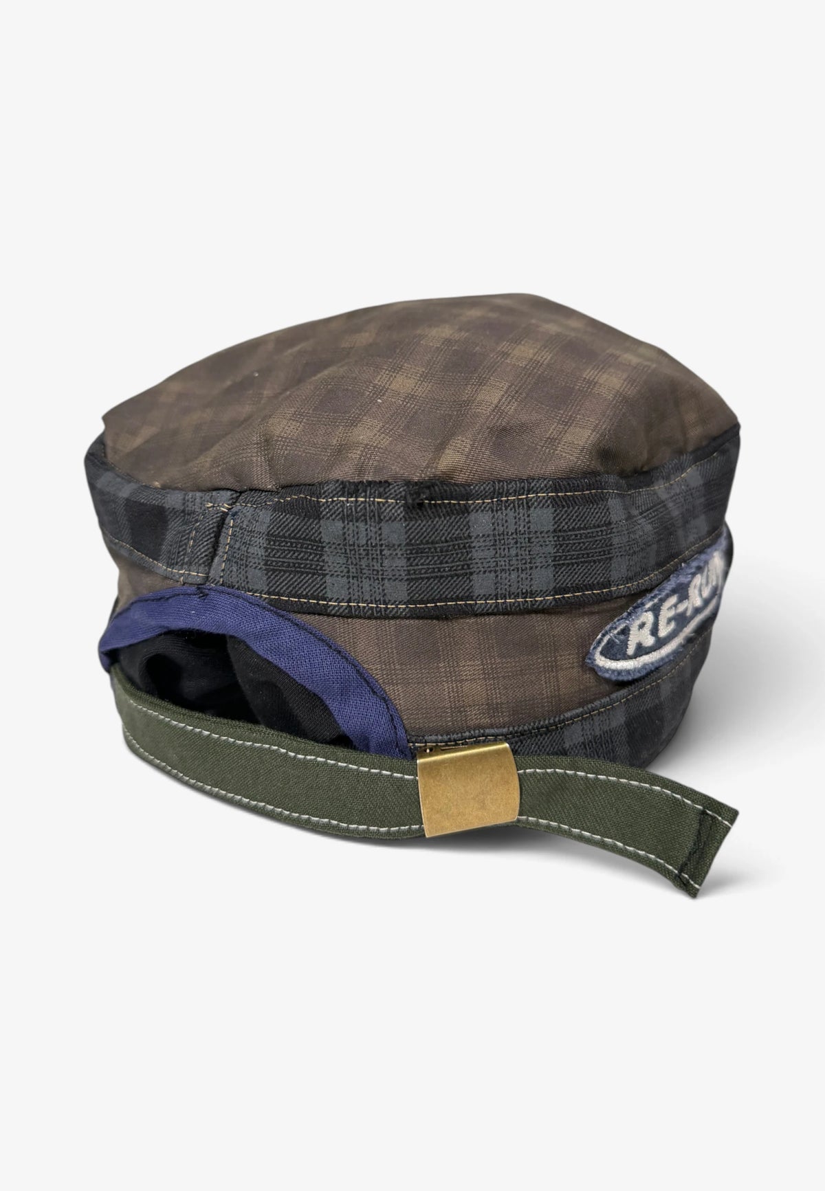Scrap Cadet Cap (Brown Plaid)