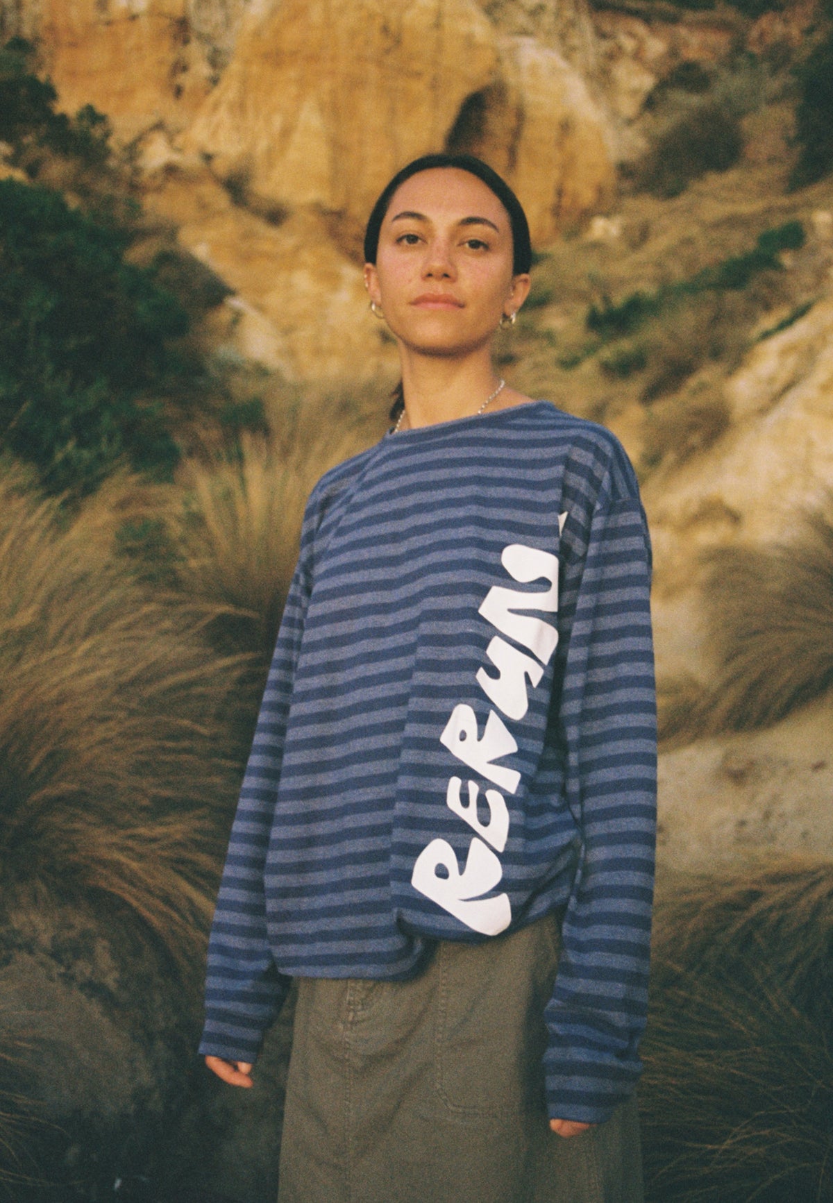 Striped Long Sleeve (Purple)